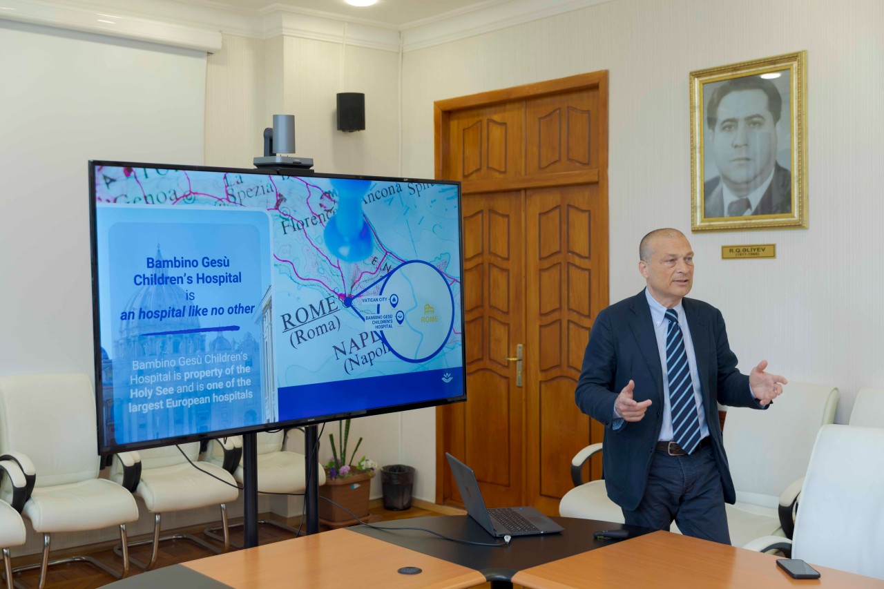 “Bambino Gesu” pediatrik xəstəxanasının nümayəndə heyəti ATU-da (FOTO/VİDEO)